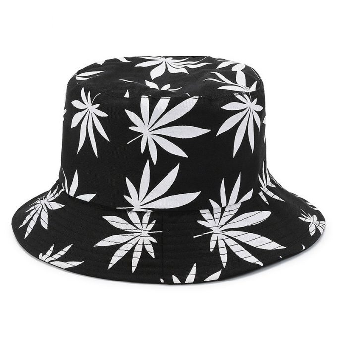 印花枫叶渔夫帽 - 图片 9