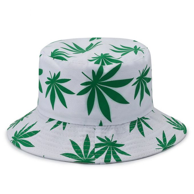 印花枫叶渔夫帽 - 图片 7